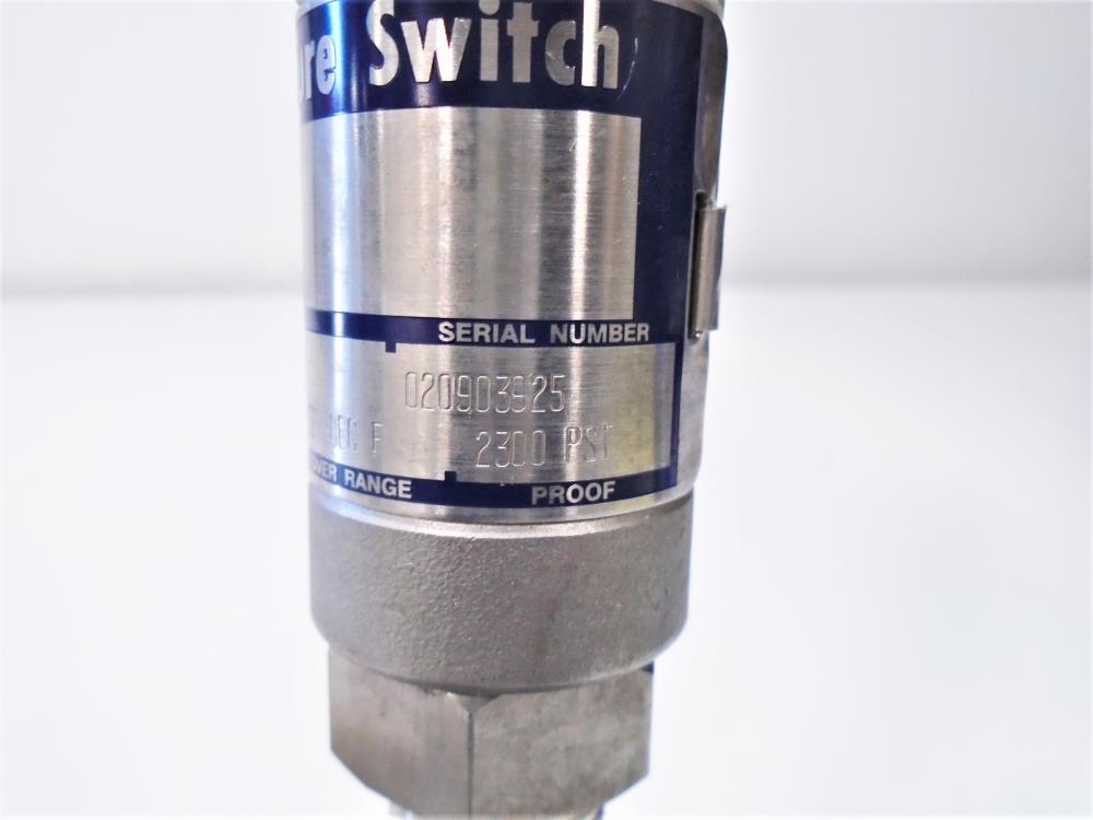 SOR 150 - 375 Deg. F Temperature Snap Switch 201AH-AF115-U9-C7A-TT, 500-138